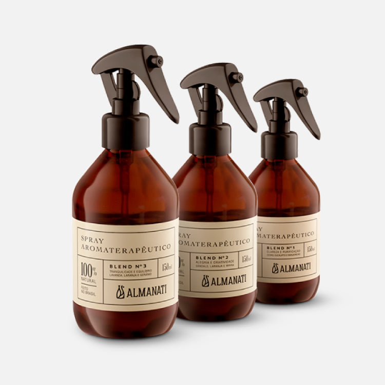 Sprays aromaterapeuticos - 3 blends