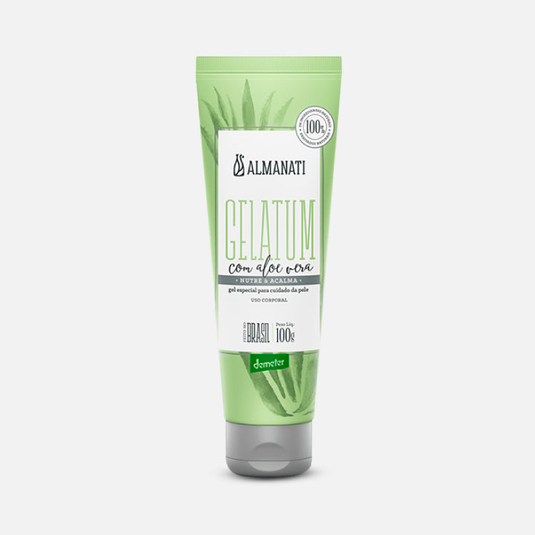 Gel hidratante de aloe vera orgânica