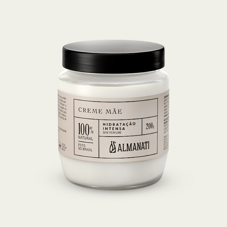 Hidratante Corporal Natural Ultra hidratante - Creme Mãe Almanati