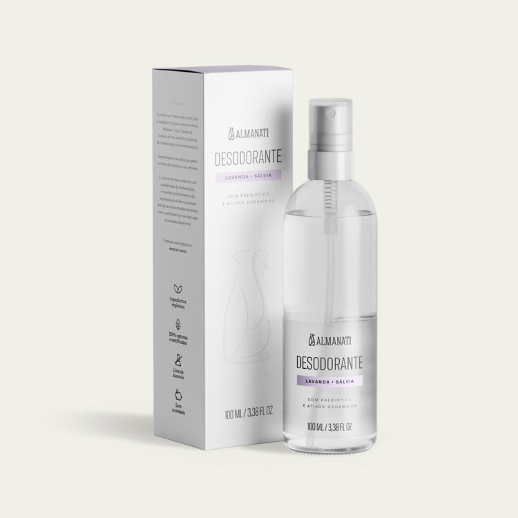 Desodorante Lavanda e Sálvia