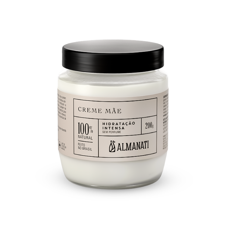 Hidratante Corporal Natural Ultra hidratante - Creme Mãe Almanati