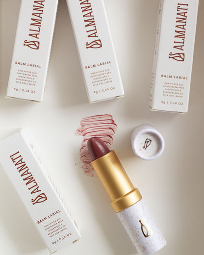Balm labial hidratante nude rosado