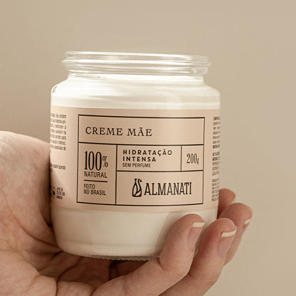 Hidratante Corporal Natural Ultra hidratante - Creme Mãe Almanati
